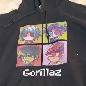 Gorillaz Pixel Chibi Hoodie